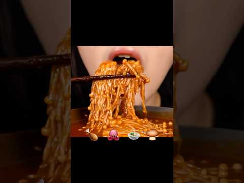 全部真っ赤で超辛そう…食感ヤバすぎるAI ASMRモッパン集
